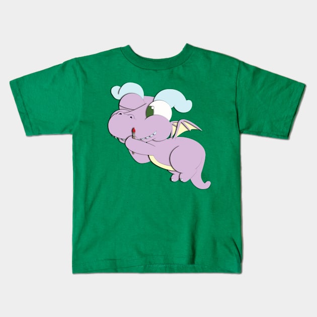 Artist Dragon Kids T-Shirt by PaperStingRay